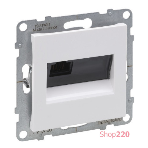 Розетка информационная RJ45 cat. 5E UTP, белый, Suno Legrand 721150