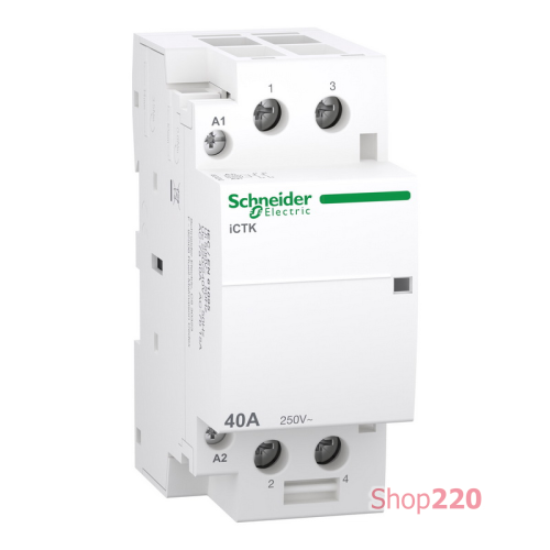 Контактор, Acti9 iCTK, 40 A, 2 NO, 250 В, катушка 220-240 В A9C40240