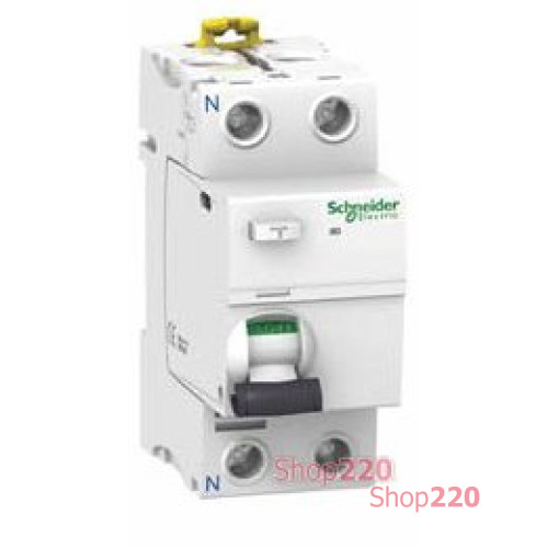 УЗО Schneider Electric Acti9 ilD, 2P 40A 30мА, тип AC A9R41240