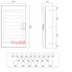 Щит на 36 модулей влагозащищенный, IP65, MISTRAL65 ABB