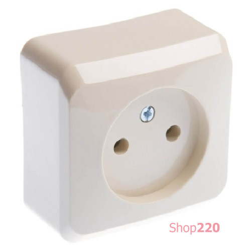 Розетка накладная, бежевый, Prima WDE001100 Schneider Electric