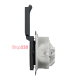 Розетка влагозащищенная IP44, черный, Sedna Design SDD214024