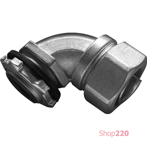 Ввод угловой для металлорукава 15мм(1/2"), e.met.angle.stand.sldx.15 Enext s046002