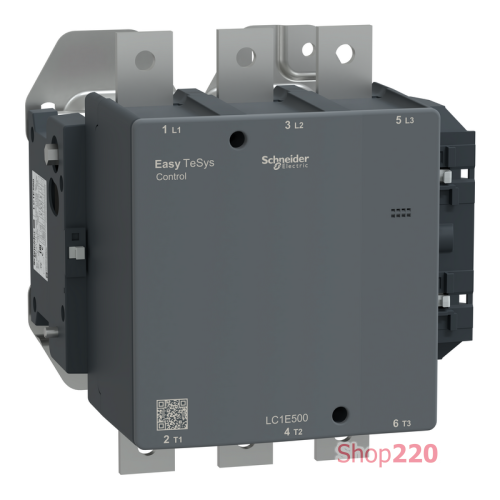 Контактор E 500А 3P 220В 50/60ГЦ LC1E500M7
