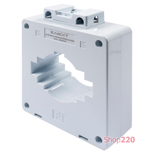 Трансформатор тока 1500/5 А, класс 0.5, габарит 100, e.trans.stand.1500.5.100 ENEXT s065113