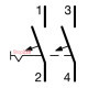 Автоматический выключатель 2 А, 2-полюсный, хар-ка С, Hager MCN202
