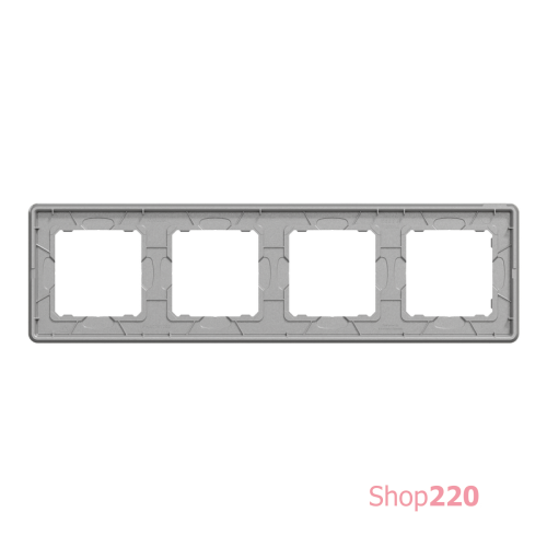 Рамка 4 поста, бетон, Sedna Design SDD390804