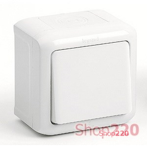 Выключатель IP44 универсальный, белый, 782363 Legrand Forix