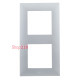 Рамка 2 поста, сталь, Niloe Step Legrand 863492