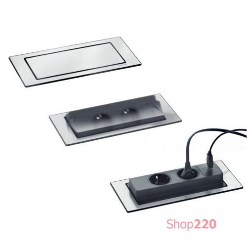 Вращающийся блок розеток 220В+USB EVOline BackFlip