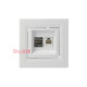 Розетка комп'ютерна + телефонна, білий, EPH4900121 Schneider Asfora