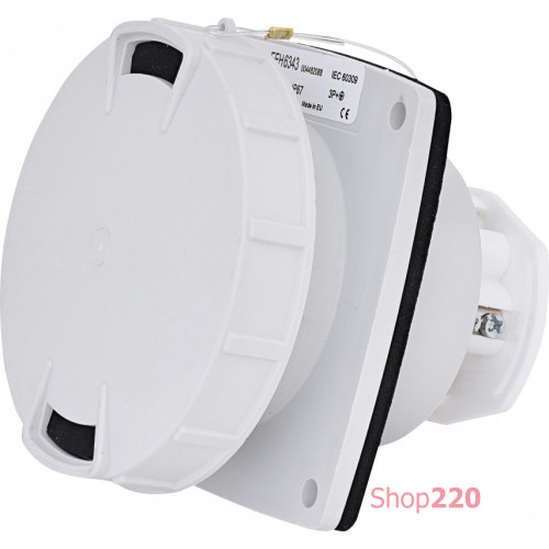Розетка встроенная 63A, 400V, 3P+PE, IP67 EEH-6343 ETI 4482088
