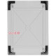 Щит ударопрочный на 24 модуля, уличный IP65, e.plbox.300.400.165.24m.blank ENEXT CP5103