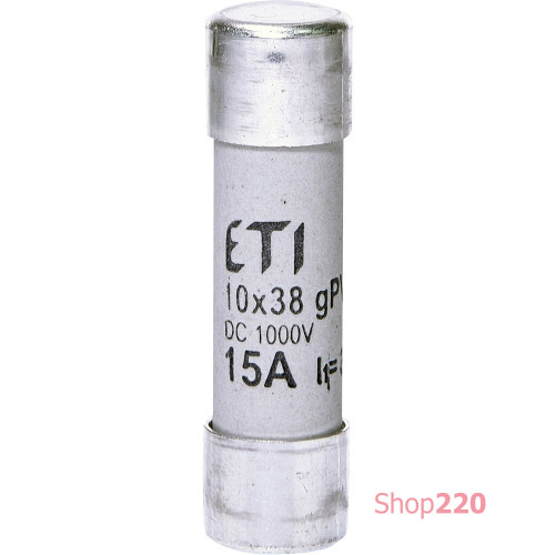 Предохранитель 15А gPV 10x38, ETI 2625080