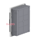 Электрический щит на 24 модуля, врезной, дымчатая дверь, Easy9 EU Schneider Electric EZ9EUA212