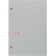 Корпус с монтажной панелью металлический 100*65*30 см, IP65, серии UBox A0260020058