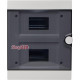 Корпус модульный пластиковый, 16 модулей, навесной, серии UBox A0270010007