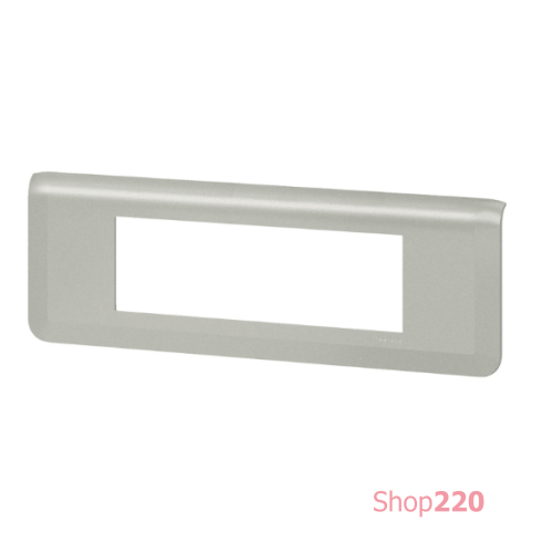 Рамка 6 модулей, алюминий, Mosaic New Legrand 079316L