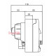 Розетка IP66, встраиваемая в коробку, DIS1374407 DKC