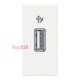 Розетка USB для зарядки, белый, 1 модуль, Unica New Schneider NU342818
