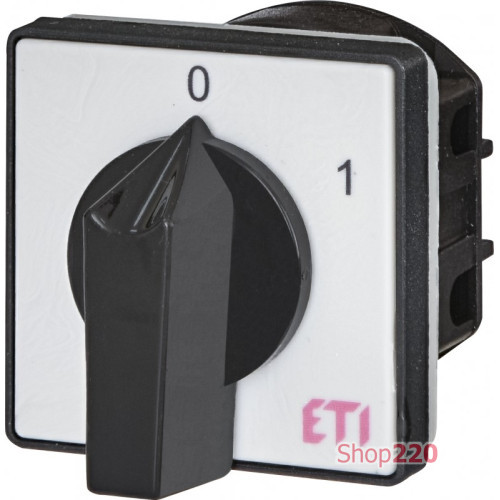 Переключатель CS 25 91 U (2p_"0-1"_с/ч_ 25A) ETI 4773010