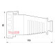 Силовая розетка переносная 3Р+N+Z, 400В, 16А, IP67, Tarel 2626-337