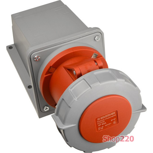 Розетка стационарная 63А, 4P, IP67, UCombi АСКО-УКРЕМ A0080010150