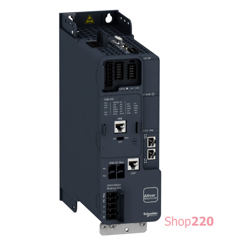 Преобразователь частоты 4кВт 380-480В ATV340, IP20, Ethernet, с ЭМС-фильтром кат. C3 ATV340U40N4E