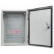 Корпус с монтажной панелью металлический 40*30*15 см, IP54, серии UBox A0260020015