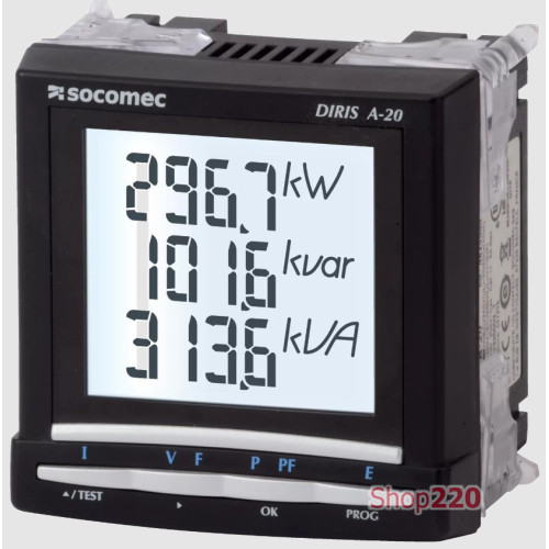 Анализатор сети DIRIS A-30 *Вх. 1/5A, 110...400 VAC / 120...350 VDC Socomec