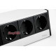 Угловой блок розеток R-Dock 3x220В EVOline