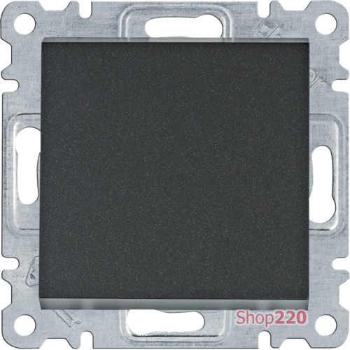 Кнопка, черный, Lumina WL0113 Hager
