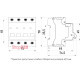 Автомат 10 А, 4-полюсный, тип С, e.mcb.stand.60.4.C10 Enext s002146