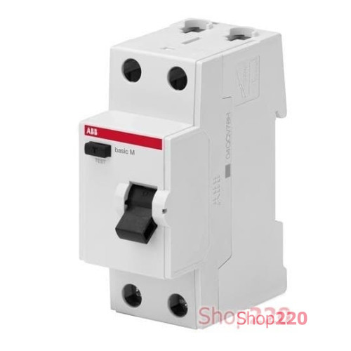 УЗО 40А, 300мА, 2 полюса, тип АС, ABB BMF43240