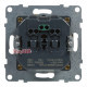Розетка 220В 16A+USB Тип C 1,5A 250В, белый, Suno Legrand 721129
