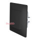 Выключатель одноклавишный, антрацит soft-touch, PLK0111241 Plank Electrotechnic