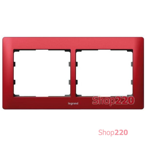 Рамка 2 поста, Magic Red, 771902 Legrand Galea Life