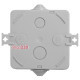 Распределительная коробка 110х110х58, IP55, e.db.stand.100.100.50u Enext s027041