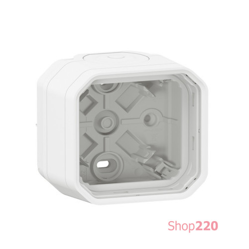 Коробка накладная 1-постовая, белый, Plexo Legrand 069689L
