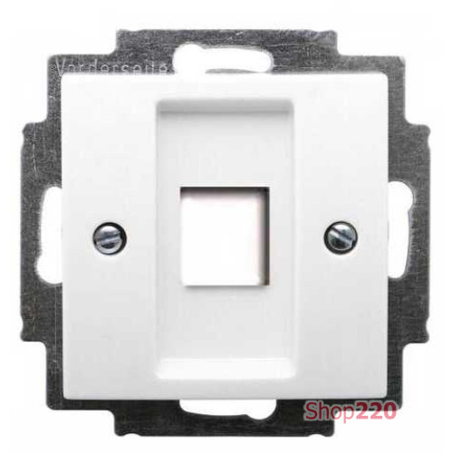 Накладка для компьютерной розетки, белый, ABB 2561-94-507 Basic 55