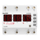 Реле напряжения с контролем тока 63А трехфазное, VA-3F63A M6R DigiTop