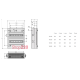 Щит Hager Vega на 18 модулей, накладной, черная дверь, VB118TB