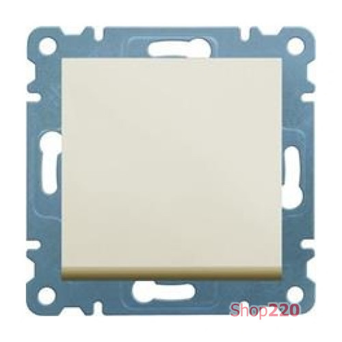 Выключатель двухполюсный, кремовый, Lumina-2 WL0061 Hager