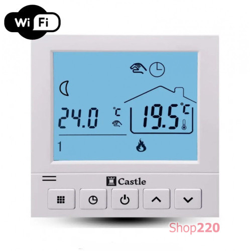 Терморегулятор для котлов Castle АС819G WI-FI