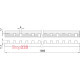 Гребенка соединительная 3-полюсная, 1 метр, e.bc.stand.3.100 Enext s017006