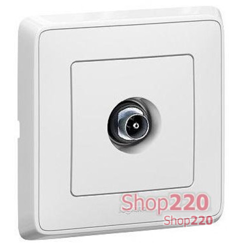 Механизм розетки TV простой, белый, 773678 Legrand Cariva