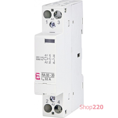 Контактор модульный RA 32-20 230V AC ETI 2464075