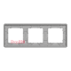 Рамка 3 поста, бетон, Sedna Design SDD390803