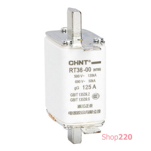 Предохранитель 80A gG, размер 1, RT36-1 Chint 521519