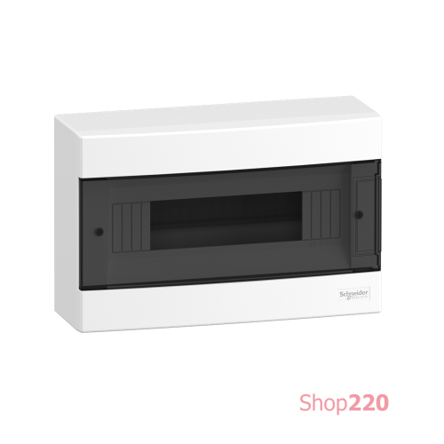 Электрический щит на 12 модулей, навесной, дымчатая дверь, Easy9 EU Schneider Electric EZ9EUC112